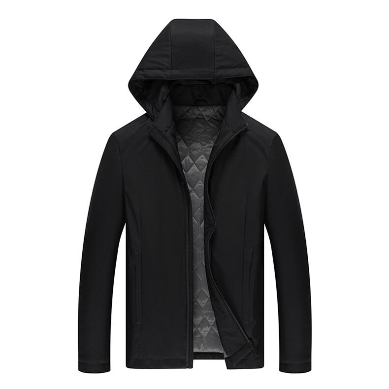 冬季新款休闲棉衣男冬装中年男连帽棉服爸爸外套SFT81708-P195，男装棉衣，电商B212（原钱塘6029）