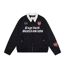 [有货]撞色条纹外套高级感翻领棒球服夹克WT200特P75，男装夹克，星座908-1