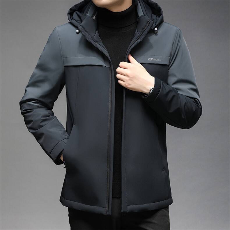 冬季新款中年拆卸内胆羽绒服加厚脱卸帽棉衣外套GSNAY21821-P315,男装羽绒服,电商B212（原钱塘6029）