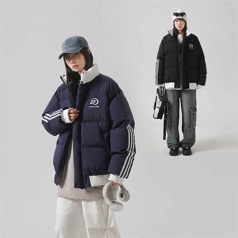 MF01-P128现货美拉德棉服加厚面包服棉衣男女保暖外套,男装棉衣,电商B327