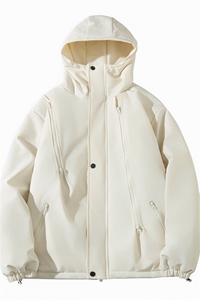 美式设计棉衣防风连帽夹克款棉服男保暖外套A061-AJ00492-特P75图片