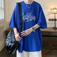 华夫格t恤男短袖男大码五分袖HT73404-P22，男装T恤，电商A040