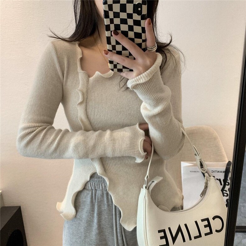 木耳边针织，其它，XTZ style