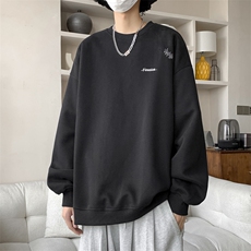 B368P35加厚慵懒风休闲情侣针织衫男女打底衫卫衣带，男装卫衣，星座512-6