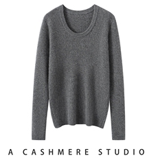 2025百搭时尚圆领打底衫针织衫，女装针织衫/毛衣，萨奥羊绒