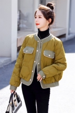 小香风羽绒服女短款2024冬季新款时尚小个子加厚90白鸭绒外套现货，女装羽绒服，一安秀