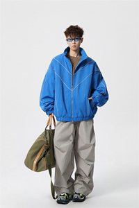 可二开机能防寒棉服M-5XL大码涤纶棉服男白底78176P138控198图片