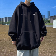 抖音得物供货可提供视频春装重磅美式宽松连帽卫衣DL2421，男装卫衣，电商A486-1