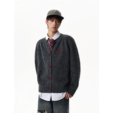 【现货】XZ1218MY6503特价P53美式复古慵懒风针织开衫毛衣，男装针织衫/毛衣，星座1218（原611-3）