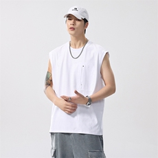 2026新款凉感背心男士夏季宽松大码运动吸汗无袖t恤潮薄健身，男装背心/马甲，电商D215