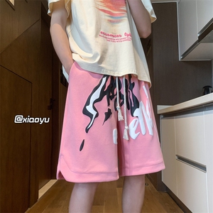 XZ616 夏季新款280克滑棉发泡篮球裤休闲五分裤 TY877 P45控58图片