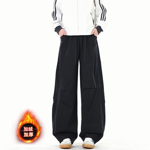 冬季新款 纯棉 高品质加绒加厚直筒休闲裤 A111-A699JR-P58图片