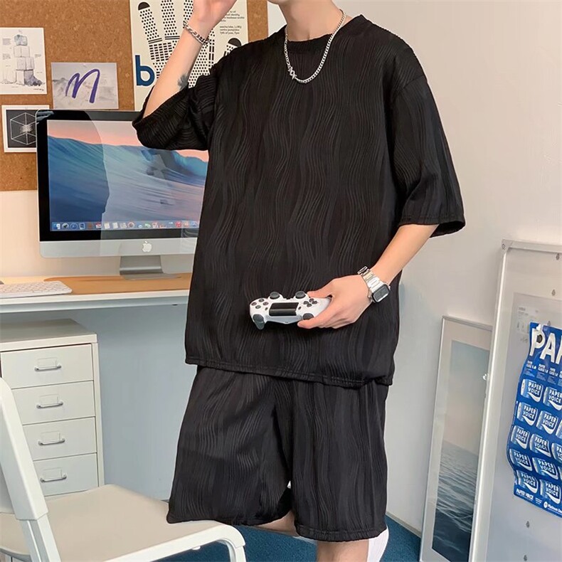 男潮流休闲套装宽松套装M10P57,男装休闲套装,星座1116-2
