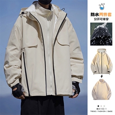 【真三防三合一冲锋衣】DZ2193-TP215控价299户外两件套棉衣男，男装棉衣，电商A102-1
