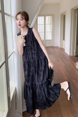 【大货已出数据好】慵懒肌理感背心连衣裙C258-2591-P120K168，女装连衣裙，2C258