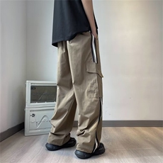 时尚潮牌男长裤潮微弹宽松型日系休闲裤青春流行哈伦裤新款潮流，男装休闲裤，四季星座218-1