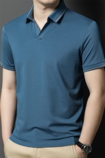 F9807男士2024年夏季新款百搭T恤男短袖日常休闲体恤男装，男装T恤，电商B360