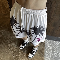 夏季美式短裤宽松休闲五分裤男潮牌高街运动训练篮球裤DK5524-P20，男装休闲裤，星座1008