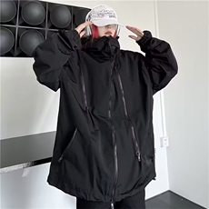 J22-P382025新款冲锋衣外套男款春秋潮牌男装工装痞帅夹克男生，男装夹克，电商B323A