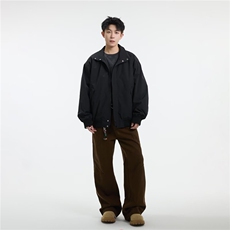 2025新款夏季男士夹克韩版休闲简约立领百搭高级感时尚潮流外套男，男装夹克，星座1210-1