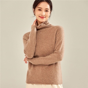JA107高端气质女纯山羊绒一线高领软糯毛衣内搭针织打底衫809，女装羊绒衫，卓冠羊绒