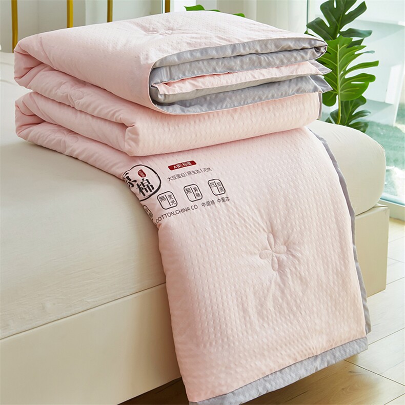 新品泡泡夏凉被空调被夏被薄款被子学生宿舍简约风被褥舒适春夏，被套/被芯，一起卖家纺