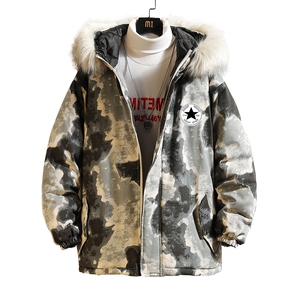 MC49008-P135 日系潮衣男大码派克服男工装服外套袄 砖墙图片
