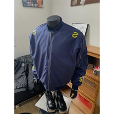 【有货】刺绣字母立领飞行夹克加棉棉服外套JK972特P77，男装夹克，星座908-1