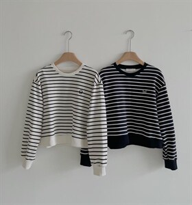 经典条纹卫衣，,女装卫衣/绒衫,SPARKS OF FIRE