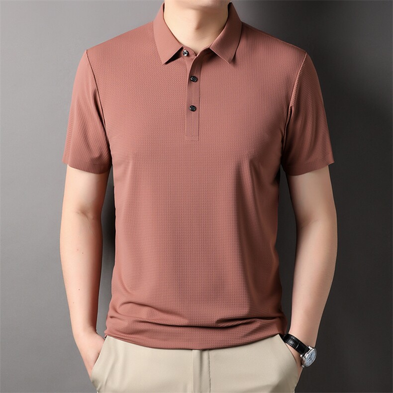 DYWJ5020钱塘2020-3夏季薄款休闲翻领男士时尚上衣P53，男装Polo衫，钱塘207-3