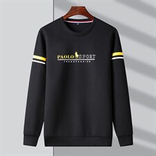 QLM77196男式秋季服装新款长袖T恤青年卫衣四季打底体恤P63，男装卫衣，电商B360