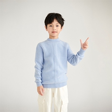 [羊毛]秋冬儿童套头羊毛衫男女同款，童装儿童羊毛衫，鑫贝羊绒