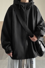胖胖哥防水男女冲锋衣三防单壳夹克外套大码宽松户外防风登山服，男装夹克，电商A102