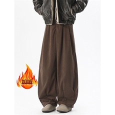 1506-1/K4011/P44灯芯绒裤子男女款秋冬宽松大码男裤复古重阔腿裤，男装休闲裤，星座1506-1