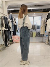 衬衣牛仔裤套装两件套，女装牛仔裤，迷吉meeggle