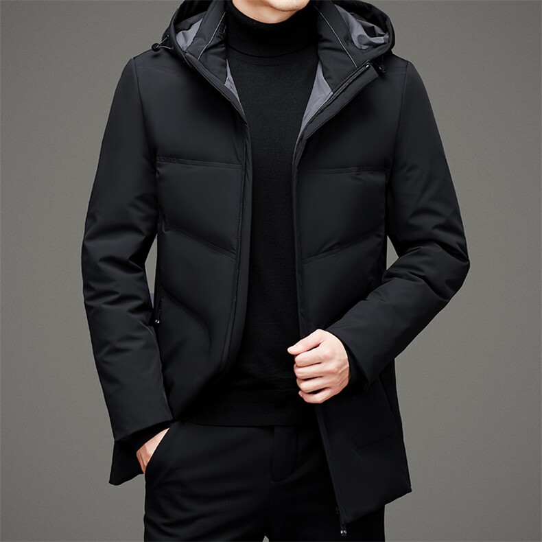 BAMJ-6812钱塘2020-2冬季厚款商务休闲简约中年男士羽绒服P235,男装羽绒服,钱塘207-2