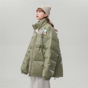 EQ156 机车服皮衣冬季加棉加厚赛车服外套男女棉衣面包服 P118图片