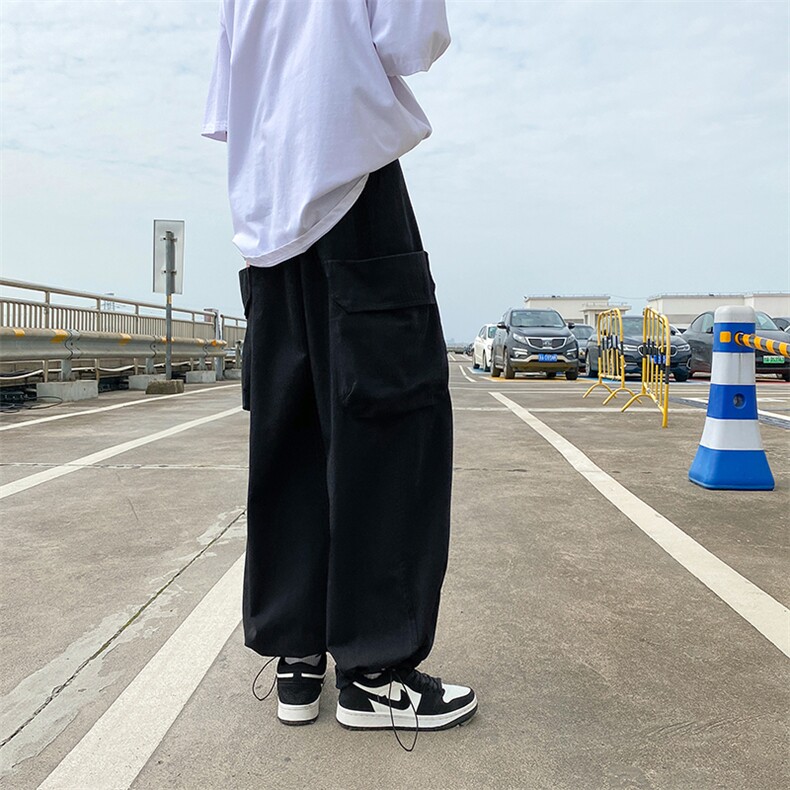 日系cityboy束脚工装裤子男春秋季美式潮牌宽松直筒百搭休闲阔腿,男装休闲裤,星座601-2