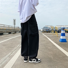 日系cityboy束脚工装裤子男春秋季美式潮牌宽松直筒百搭休闲阔腿，男装休闲裤，星座601-2