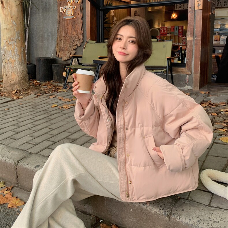 新款主推立领50绒羽绒服2689-P225-K338,女装短外套,2C129