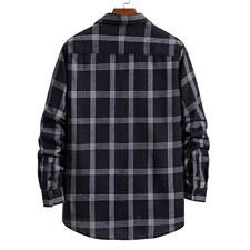 潮神2024春季主推彩色格子潮流简约时尚风青少年帅气衬衫GS16，男装衬衫，星座1502