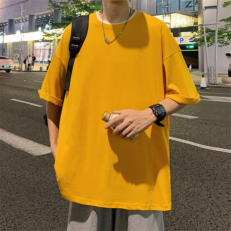 T888P20夏季新品港风高街美式短袖T恤宽松ins重磅纯棉体恤,男装T恤,星座304A