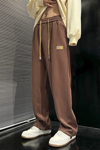 高转化 休闲裤男宽松港风直筒高街阔腿裤子416B-KL265-P55限68图片