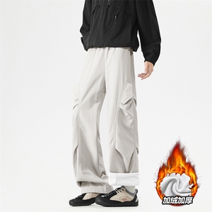 直筒保暖加绒加厚长裤时尚休闲伞兵裤S-5XL JRTP10特批3059.9图片