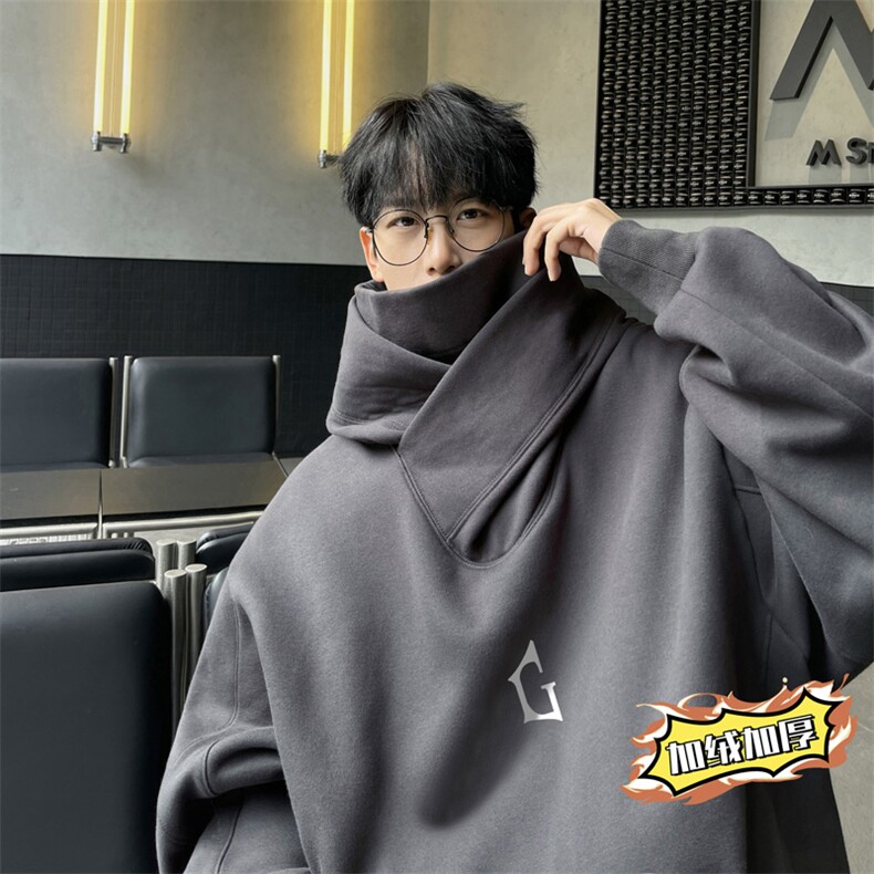 抖音品质！冲锋卫衣男CW388-65 加绒款450克真超CWJR388-P85图片
