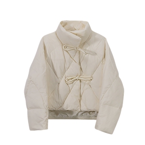 【90绒150-200g】9035短款系蝴蝶结羽绒服-2c016-P315-K458图片