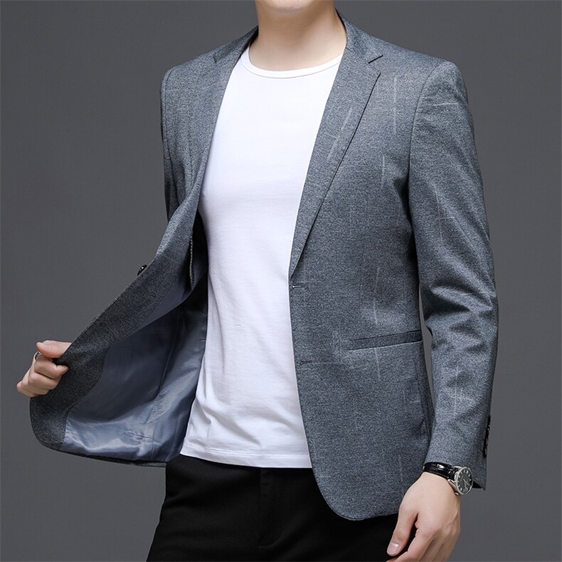 秋季新款西装男西服简约外套西服商务休闲小西装单西,男装西服,电商B360