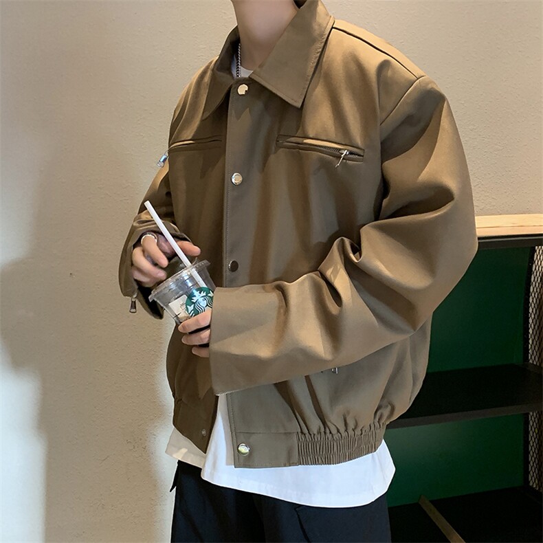 美式潮牌飞行员工装上衣秋季新款小众设计感夹克男外套W7789-P78,男装夹克,星座512-4