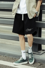 短裤男宽松潮牌篮球五分运动裤夏季针织休闲裤X22P55，男装牛仔裤，电商B332-1