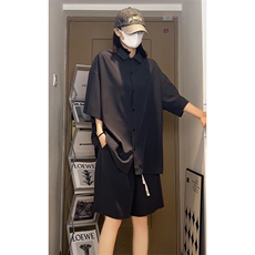 大码冰丝衬衫短裤套装DC2179上衣16-DK8492短裤15【特价】，男装牛仔裤，电商A007